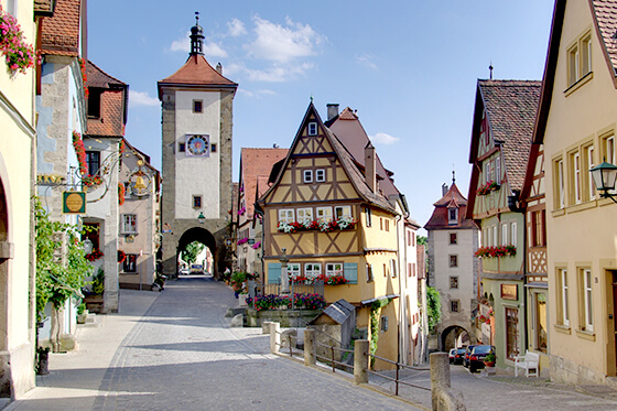 Sightseeing romantische strasse rothenburg