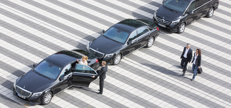 interline, flotte, limousinen, minivan, busse, fuhrpark